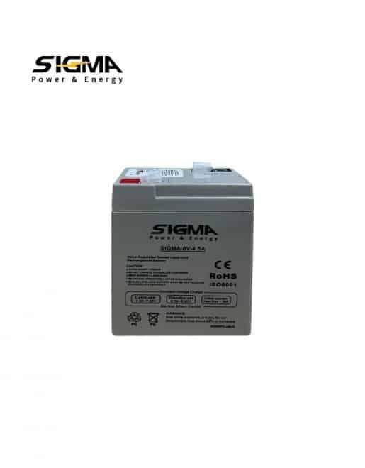 מצבר עופרת SIGMA 6V 4.5A