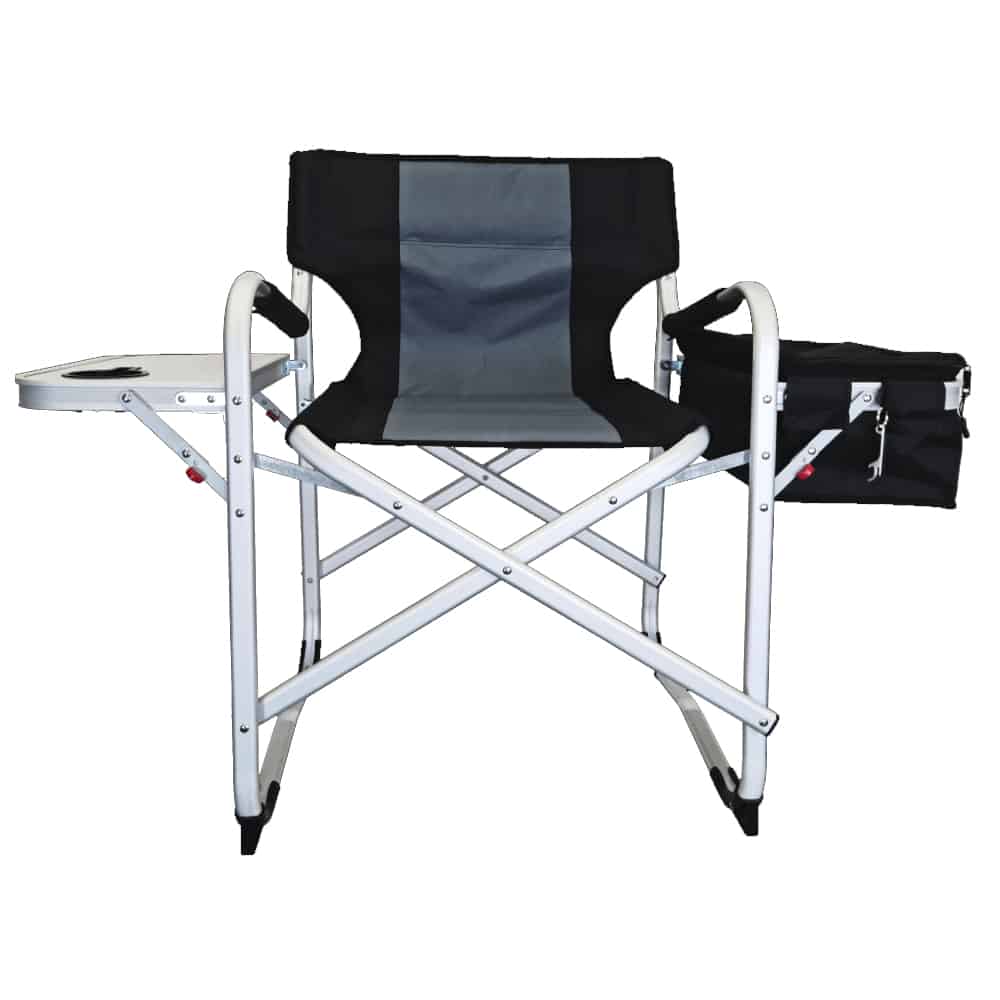 כיסא קמפינג + צידנית Glamp צבע שחור/אפור