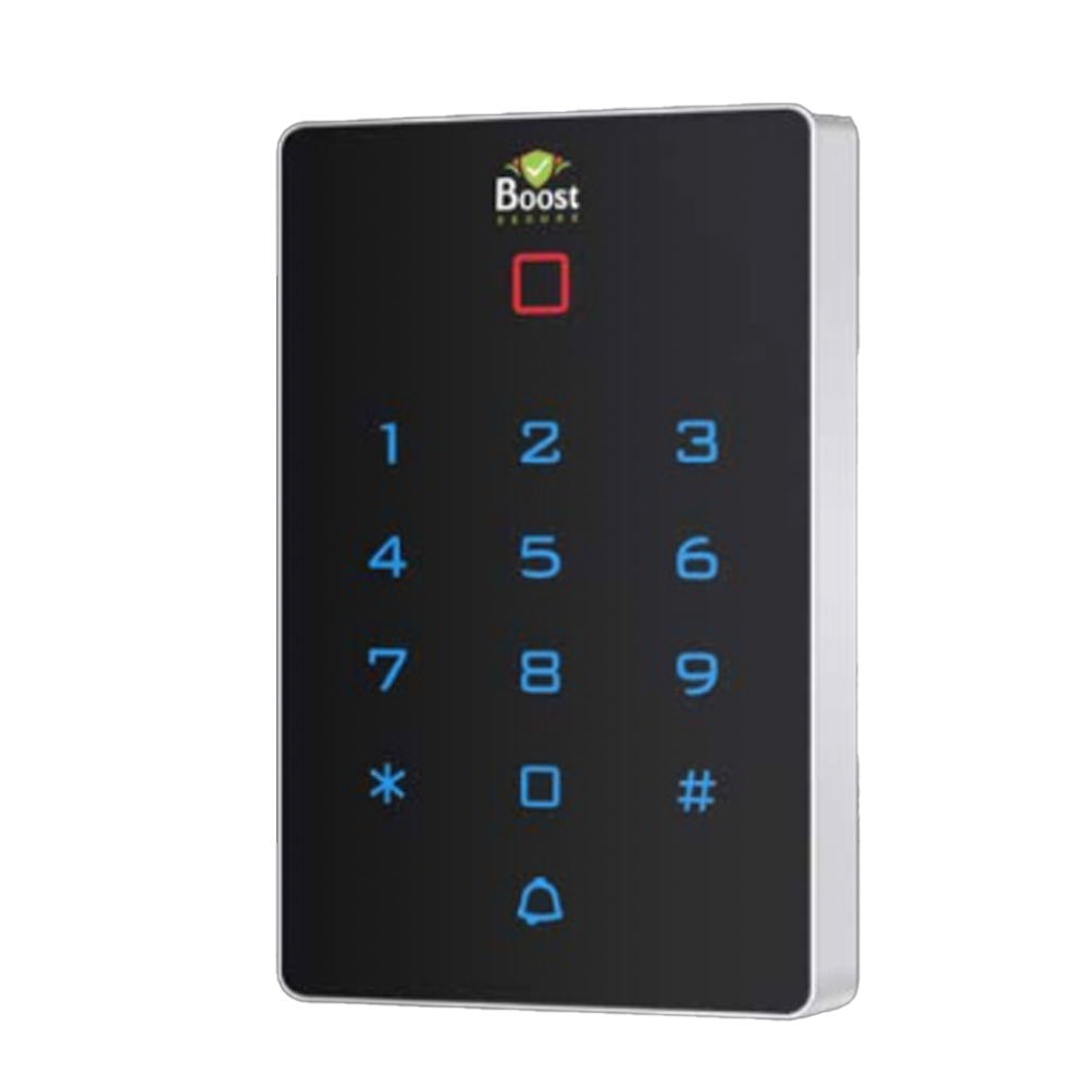 קודן בקרת כניסה אלחוטי (TUYA) טאצ' כולל קורא כרטיסים (צ'יפים) IP68-T8EM-W מתכת