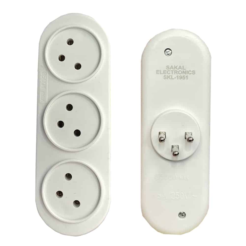 מפצל חשמל אנכי 1 ל- 3 T3