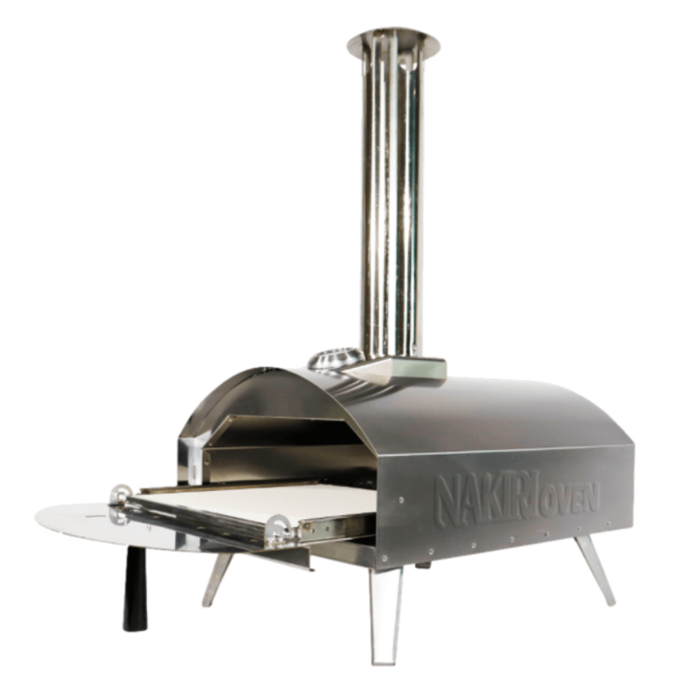 תנור גז טאבון נשלף מקצועי ועוצמתי Professional לבישול ואפייה כסוף NAKIRI NPG02